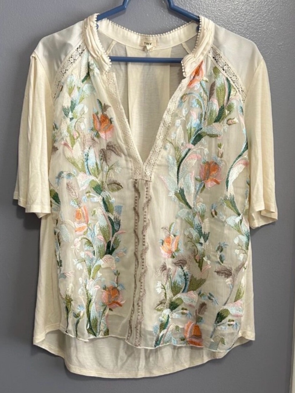 Anthropologie Eliana Embroidered Blouse - Picture 2 of 5